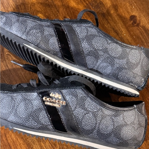 Coach Black and Gray Women's Sneakers - Picture 7 of 10